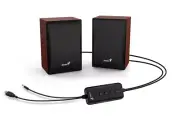 Genius SP-HF380BT Computer speakers Wood USB Bluetooth 5.0 Connection 3W 3 inch