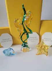 Swarovski SCS 2025 A.E. Seahorses. SCS Starfish, SCS Conch shell and Pearl