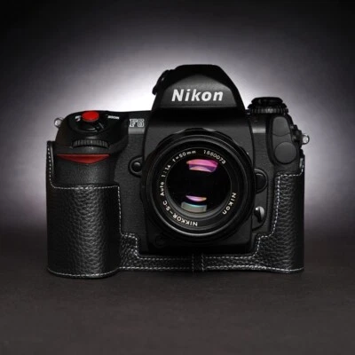 Handmade Genuine Leather Half Camera Case Cover For Nikon F6