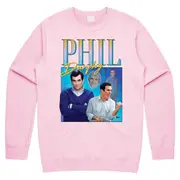 Phil Dunphy Homage Jumper Sweater Sweatshirt TV Show Funny 90's Retro Vintage CrewneckHoodie