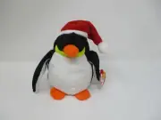 Vintage Ty Beanie Baby Zero Christmas Penguin 1998 With Tag
