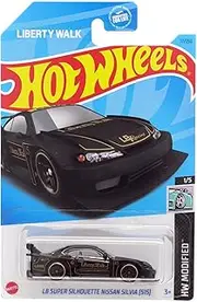[Hot Wheels] LB Super Silhouette Nissan Silvia (S15) - HW Modified 1/5 - Black - 2023 - Mint/NrMint Ships Bubble Wrapped in a Sized Box