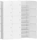 Shoe Rack Storage Cabinet 15 Cubes DIY Box Drawers Organiser Shoes Shelf Stand W