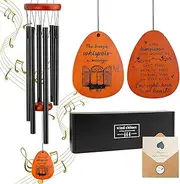 Memorial Wind Chimes for Outdoor Remembrance,Comforting Tribute to Departed Loved Ones,Sympathy Keepsake for Grieving Families, Honoring Dad, Mom and Beloved Pets