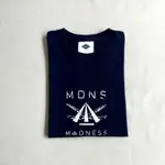 香港潮流 MADNESS MDNS 1981 TEE 余文樂 純棉厚磅 刷舊感印花 深藍 短袖 街頭