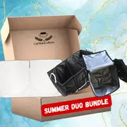 Summer DUO Bundle - Windscreen Sun Shield + Cargo Organiser (with Portable Cold Bag)