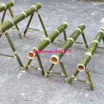 幼兒園兒童跨欄玩具竹子竹制跨欄架田徑器材安吉戶外游戲玩教具