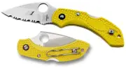 Spyderco DRAGONFLY 2 Salt Yellow FRN C28SYL2 Spyder Edge