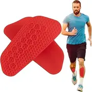 TQEBWUS Soccer Shin Guards,Cushion Shin Supports Leg Guard - Calf Protective Sleeves, Silicone Shin Splint Brace, Protective Cushion Shin Protector for Kids Adults