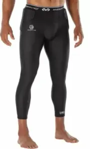 NWT McDavid Mens Hex Basketball Compression 3/4 Tights Hip Tail Pads XLARG Black