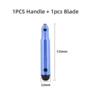 Deburring Burr Blade Scraper Blade Rubber Burr Handle Trimmer Hand Deburring Too