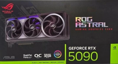 ASUS ROG Astral GeForce RTX 5090 32GB GDDR7 OC Edition DLSS 4.0 Graphics Card