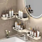 No Drilling Rotatable Corner Shelf Corner Shower Shelf Rack for Home