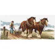 Country Threads Clydesdales Counted Cross Stitch Chart FJP101, Tracked Postage