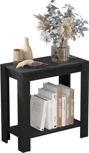 Slim Storage Table 2 Tier Narrow Sofa Side Table