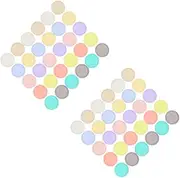 TEHAUX 2sets Plastic Poker Chips Bingo Counting Chips Learning Counters Disks for Boys and Girls Math Counting Toys 100pcs*2