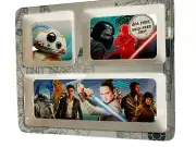 Star Wars Sectional Divided Melamine Plate Force Awakens Kohls- NEW, Free ship