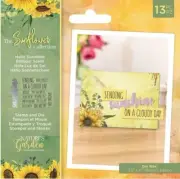 New Crafter's Companion Stamp and Die The Sunflower Collection - Hello Sunshine