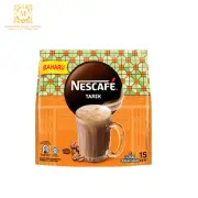 NESCAFE Instant Tarik Premix Coffee 15 Sticks - Halal Certified Malaysia