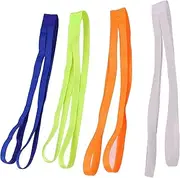 [Mipcase] Non Slip Elastic Yoga Headbands for Women Candy Color Hair Bands Red Green Purple Black for Fitness Running Yoga and Everyday Wear
