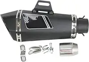 Car End Pipes Auto Accessories Universal 36-51mm Motorcycle Exhaust With Db Killer Stickers Muffler For Z900 GSXR1000 SV650 R6 R3(Type C)