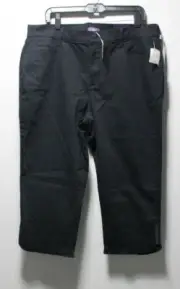 NEW WITH TAGS; NYDJ-NOT YOUR DAUGHTERS JEANS. DEVIN CROP. SIZE 18. BLACK.