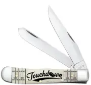 Case xx Knives Trapper Touchdown Natural Bone AWTC54TD Pocket Knife Stainless