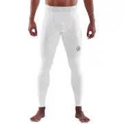 SKINS | MENS SKINS SERIES-1 LONG TIGHTS Compression Pants (WHITE)