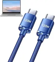 Type C Splitter Charging Cable, 2 in 1 USB C Cable Splitter, for Data Transfer and Fast Charging