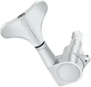 CIMAXIC Bass Tuning Pegs Set for Bass Machine Head Silver 2r2l Guitar Tuning Keys Lightweight