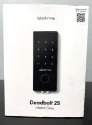 IGLOOHOME Deadbolt 2S Metal Grey Touchpad Electronic Lock - Model IGB4-NEW