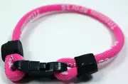 Hot Pink Titanium Dual Sport Single Loop Balance Bracelet Wristband Power Golf