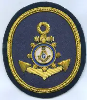 Masonic Captain Ship Boat Yacht Harbor Anchor Hat Cap Uniform Blazer Patch SS ID