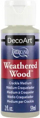 DecoArt Weathered Wood Crackling Medium-2oz