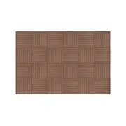 6864 x 4576mm Modular Decking Leatherwood Composite Ekodeck Designer 24 Panel Kit