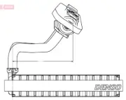 DENSO DEV09020 Evaporator, air conditioning for ABARTH,ALFA ROMEO,FIAT,OPEL (for: Alfa Romeo)