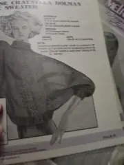 4 Vintage 1984 Glam Melrose Fashion Flair Knitting Patterns 217-220
