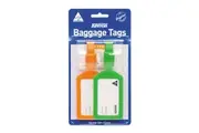 Kevron Baggage Tags with Bonus Key Tag (2pk)