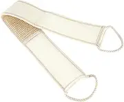 Spacnana Exfoliating Towel, Exfoliating Towel, Cotton Linen for Bathing Tool with Anti Skid Rope, Gloves