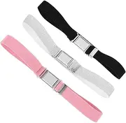 [AKOOSY] Boys Girls Elastic Belts Child-friendly Design Buckle Belt for Jeans Pants Dress Waist Belt