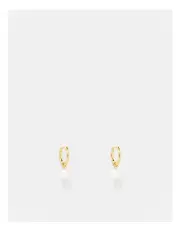 [Mimco] Purete Charm Hoop Earrings in Gold