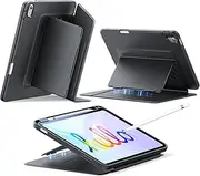 ESR for iPad (A16) 11th Generation Case, iPad (A16) 11th/10th Gen Case (2025/2022), Vertical Stand Cover, Multi Stand Angles, Ultra-Stable Cover with Pencil Holder, Flip Series, Black