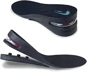 [FOOTINSOLE.COM] Height Increase Shoe Insoles with Air Cushion (2 Layers (2" UP), (Men's 7-11))