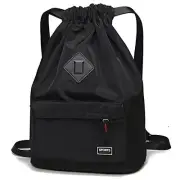 Waterproof Drawstring Sport Bag Lightweight Sackpack Backpack for Men and Wom...