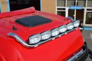 To Fit 2019+ Mercedes Actros MP5 Classic Space Stainless Roof Bar + LEDs + Spots