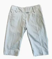 New Adidas WCC Capri Pants Women 2 Golf Walking CLIMALITE Stretch Ecru COMFORT