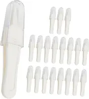FOMIYES 20pcs Nose Cleaning Tweezers Gentle Remover Tool for Safe Ear Nose Navel Care Lightweight Precision Clip with Rounded Tips for Newborns