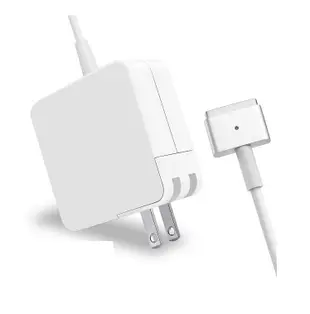 45w apple magsafe 2 電源轉換器 macbook air 13 充電器 , 三合一智能快速充電線1.2M(白色) [當天出貨]