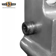 Motorcycle Chrome Plug 1/8-27 NPT Oil Pump Body