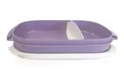 Brand New Tupperware Purple Bento Lunch Box Divided Container